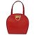 Céline CELINE Circle Hand Bag Leather Red Gold - vista 13