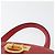 Céline CELINE Circle Hand Bag Leather Red Gold - vista 14