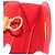 Céline CELINE Circle Hand Bag Leather Red Gold - vista 24