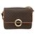 Céline CELINE Macadam Canvas Shoulder Bag PVC Leather Brown Gold - vista 13