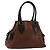 FENDI Enitco Hand Bag Leather Brown Gold