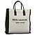 SAINT LAURENT Hand Bag Canvas Beige Silver