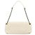 CHANEL Choco Bar Chain Shoulder Bag Lamb Skin White Silver CC - vista 2