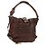 Chloé Chloe Paddington Shoulder Bag Leather Brown Gold Silver