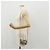CHANEL Matelasse Chain Shoulder Bag Satin Beige Gold CC - vista 23