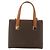 Céline CELINE Macadam Canvas Hand Bag PVC Leather 2way Brown Gold - vista 13