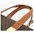 Céline CELINE Macadam Canvas Hand Bag PVC Leather 2way Brown Gold - vista 14