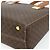 Céline CELINE Macadam Canvas Hand Bag PVC Leather 2way Brown Gold - vista 9