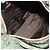PRADA Chain Tote Bag Nylon Leather Green Gold - vista 10