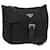 PRADA Shoulder Bag Nylon Black Silver