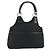 GUCCI GG Canvas Hand Bag Black Silver 132260