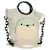 Céline CELINE Chain Shoulder Bag Leather 2way White Silver