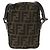 FENDI Zucca Canvas Shoulder Bag Black Brown - vista 2