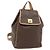 Céline CELINE Macadam Canvas Backpack PVC Leather Brown Gold