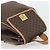Céline CELINE Macadam Canvas Backpack PVC Leather Brown Gold - vista 6