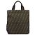 FENDI Zucca Canvas Handtasche Schwarz Braun - Ansicht 13