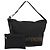 FENDI Shoulder Bag Nylon Black Gold