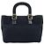 FENDI Hand Bag Canvas Navy Silver - vista 13