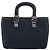 FENDI Hand Bag Canvas Navy Silver - vista 2