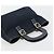 FENDI Hand Bag Canvas Navy Silver - vista 6