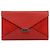 Céline CELINE Clutch Bag Leather Red Silver - vista 2