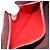 Céline CELINE Clutch Bag Leather Red Silver - vista 20