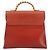 LOEWE Velazquez Hand Bag Leather Red Gold - vista 2