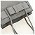Miu Miu Hand Bag Leather Gray Gold - vista 8