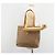 GUCCI Micro GG Supreme Tote Bag PVC Beige Gold - vista 24