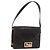 Céline CELINE Horse Carriage Shoulder Bag Leather Black Gold