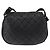 CHANEL Matelasse Shoulder Bag Coated Canvas Black Silver CC - vista 3