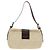 FENDI Zucca Canvas Mamma Baguette Shoulder Bag White Silver - vista 3