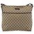GUCCI GG Canvas Web Sherry Line Shoulder Bag Beige Silver 189751 - vista 2