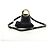 Céline CELINE Circle Shoulder Bag Leather Black Gold - vista 12