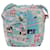 PRADA Comic Print Shoulder Bag Leather White Silver - vista 2