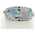 PRADA Comic Print Shoulder Bag Leather White Silver - vista 5