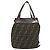 FENDI Zucca Canvas Hand Bag Black Brown - vista 13