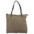 FENDI Zucchino Canvas Hand Bag Beige Silver - vista 2