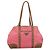 PRADA Tote Bag Leather Nylon Pink Silver - vista 13