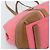 PRADA Tote Bag Leather Nylon Pink Silver - vista 14