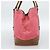 PRADA Tote Bag Leather Nylon Pink Silver - vista 3