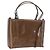 Christian Dior Maris Pearl Bag Patent Leather 2way Bronze Silver