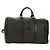 Céline CELINE Macadam Canvas Boston Bag PVC Leather Black Gold