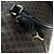 Céline CELINE Macadam Canvas Boston Bag PVC Leather Black Gold - vista 15