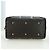 Céline CELINE Macadam Canvas Boston Bag PVC Leather Black Gold - vista 9
