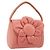 LOEWE Hand Bag Leather Pink Gold