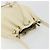 SAINT LAURENT Shoulder Bag Leather Ivory Gold - vista 6