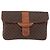 Céline CELINE Macadam Canvas Chain Shoulder Bag PVC Leather Brown Gold - vista 2
