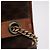 Céline CELINE Macadam Canvas Chain Shoulder Bag PVC Leather Brown Gold - vista 25
