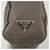 PRADA Hand pouch Satin Gray Silver - vista 14